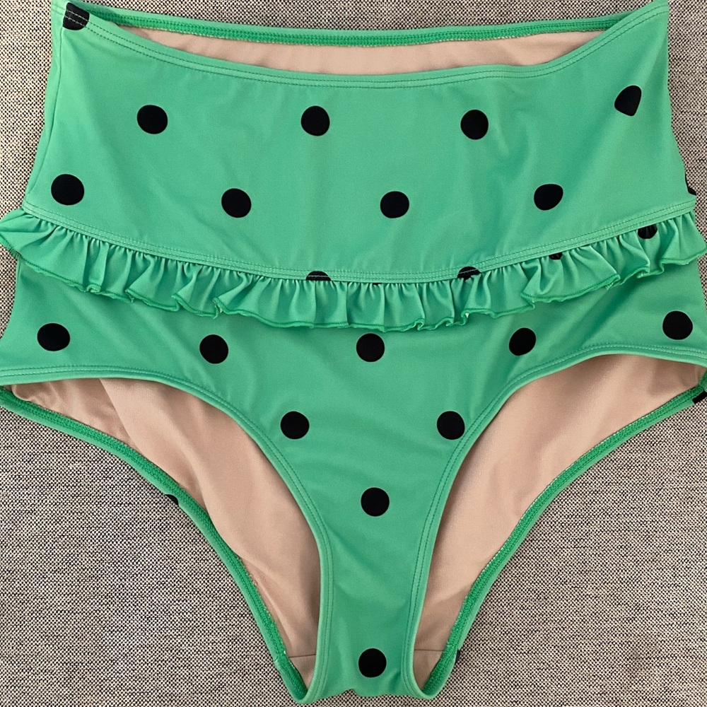 Kortni Jeane Mid-Ruffle Bottoms